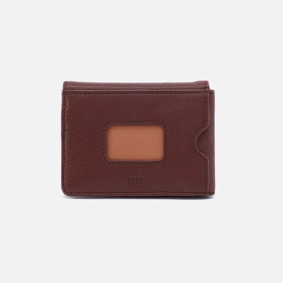 NWT HOBO Men’s Flap Wallet color:brown - Picture 3 of 6